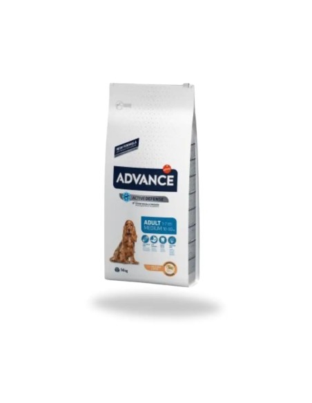 Pienso para Perro Adulto Raza Mediana ADVANCE Pollo y Arroz 14kg